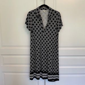 Max Studio Short Sleeve Collar Dress